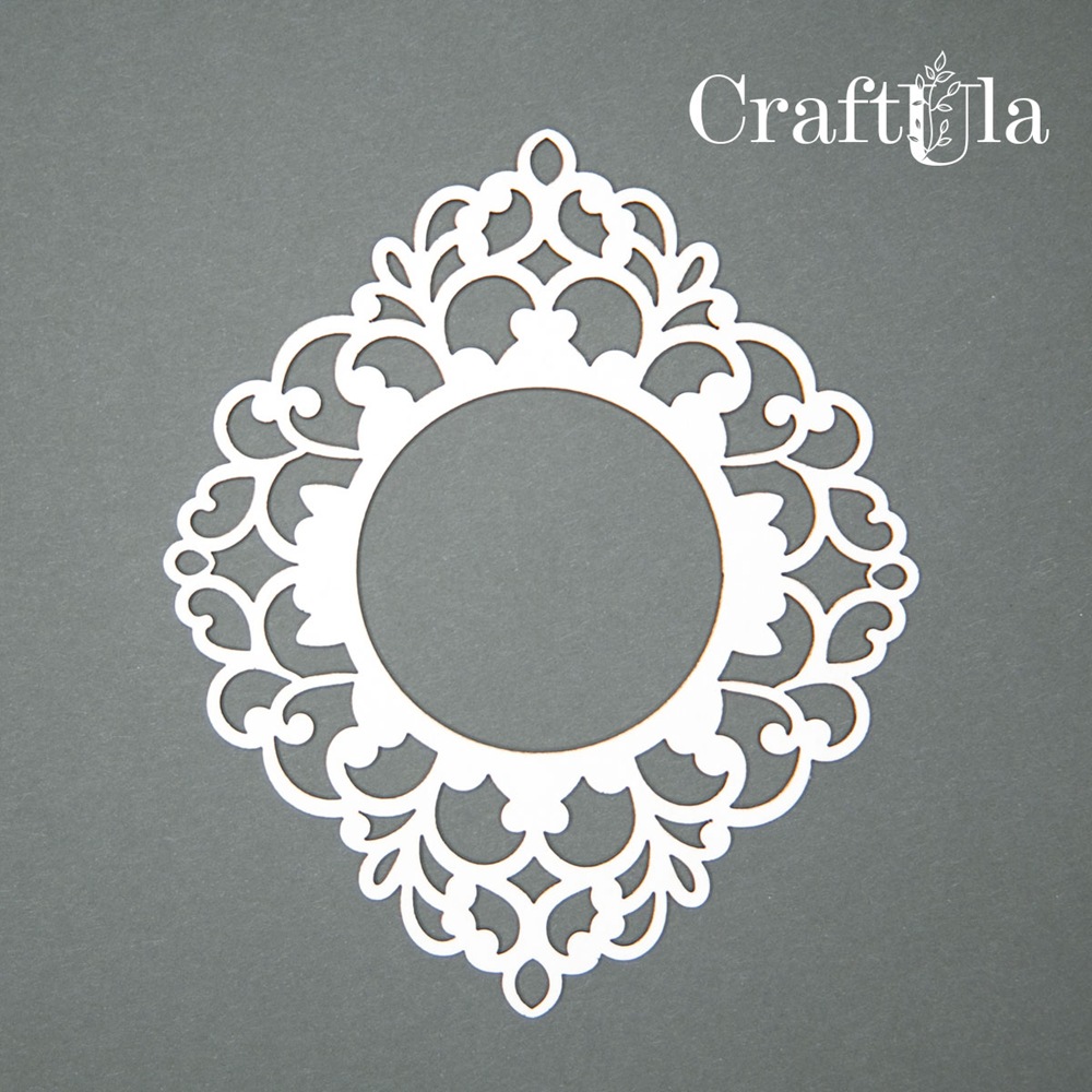 Chipboard Frame 0004L (approx. 14x12x0,15cm)
