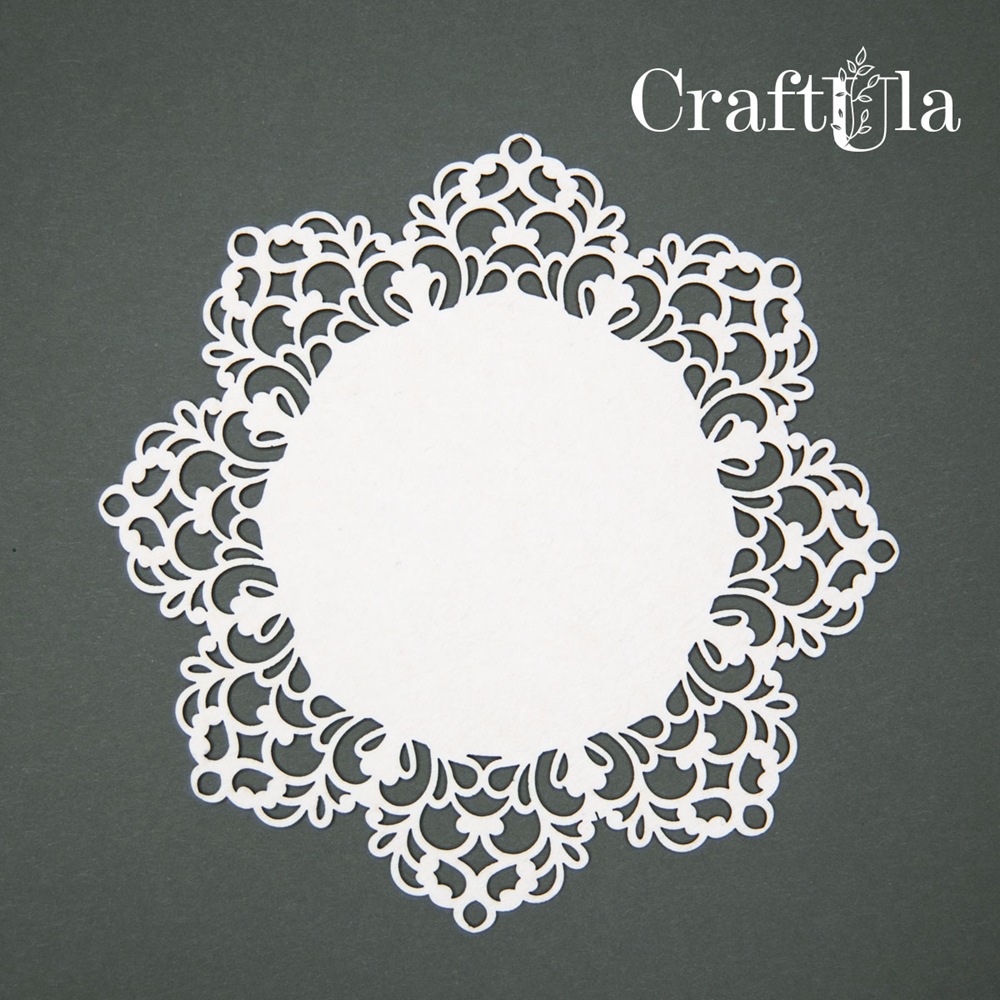 Chipboard Napkin 0007S (approx. 9,5x8,5x0,15cm)