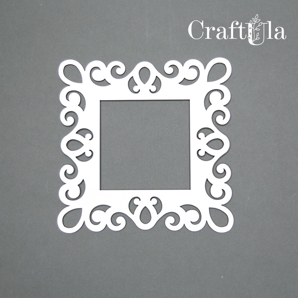 Set of Chipboard Frames 0011M (2 pcs, approx. 12x12x0,15cm) Set of Chipboard Frames 0011M (2 pcs, approx. 12x12x0,15cm)