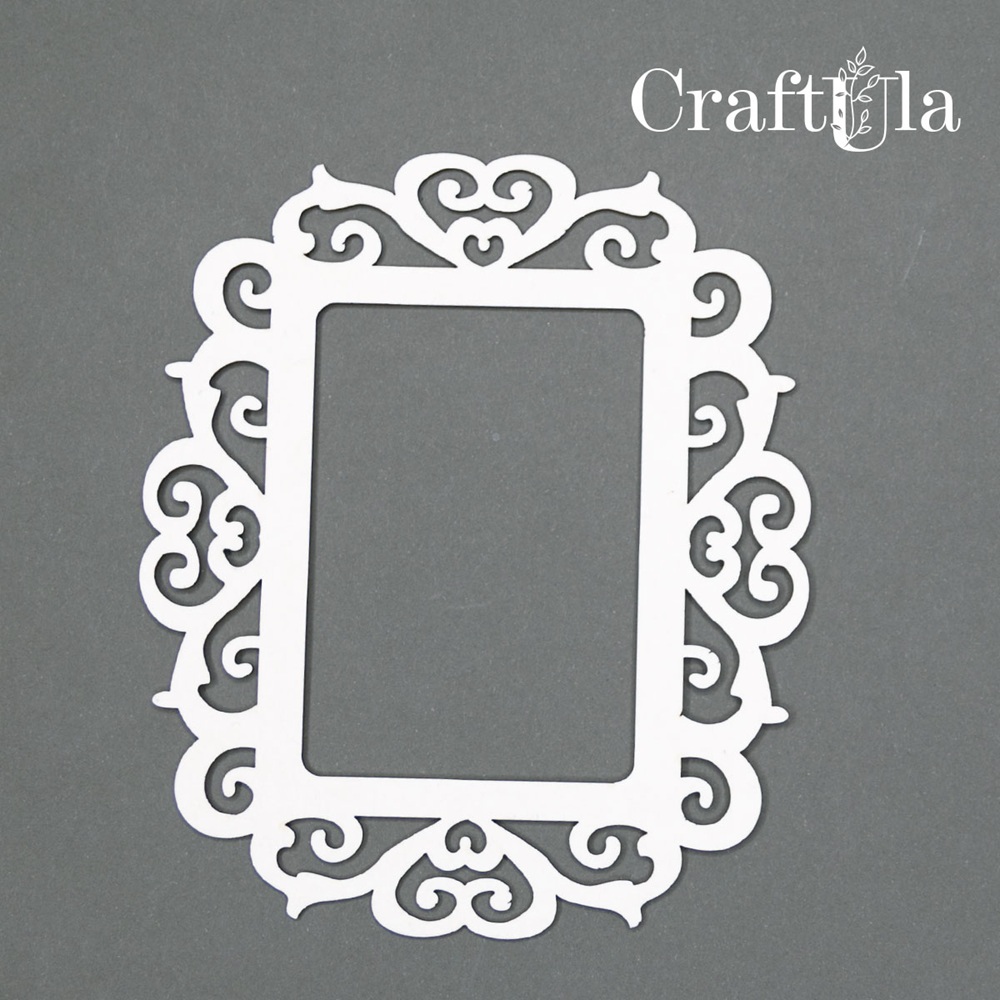 Set of Chipboard Frames 0015M (2 pcs, approx. 12x12x0,15cm)