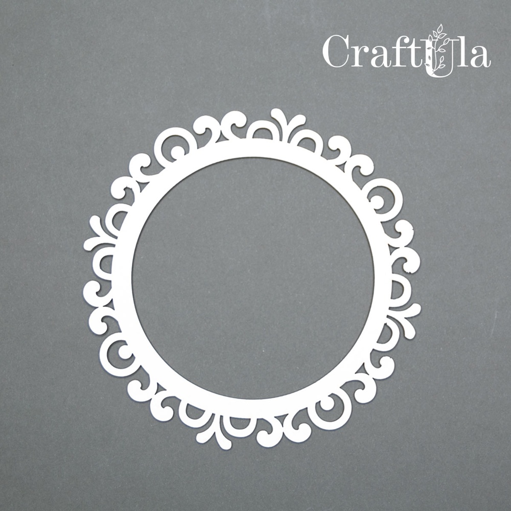 Set of Chipboard Frames 0016M (2 pcs, approx. 12x12x0,15cm)