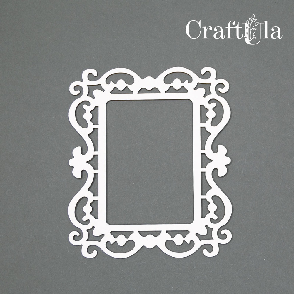 Set of Chipboard Frames 0020S (3 pcs, approx. 9x7,5x0,15cm)