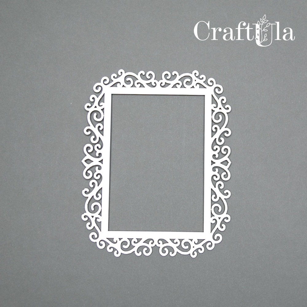 Set of Chipboard Frames 0021M (2 pcs, approx. 12x9,5x0,15cm)