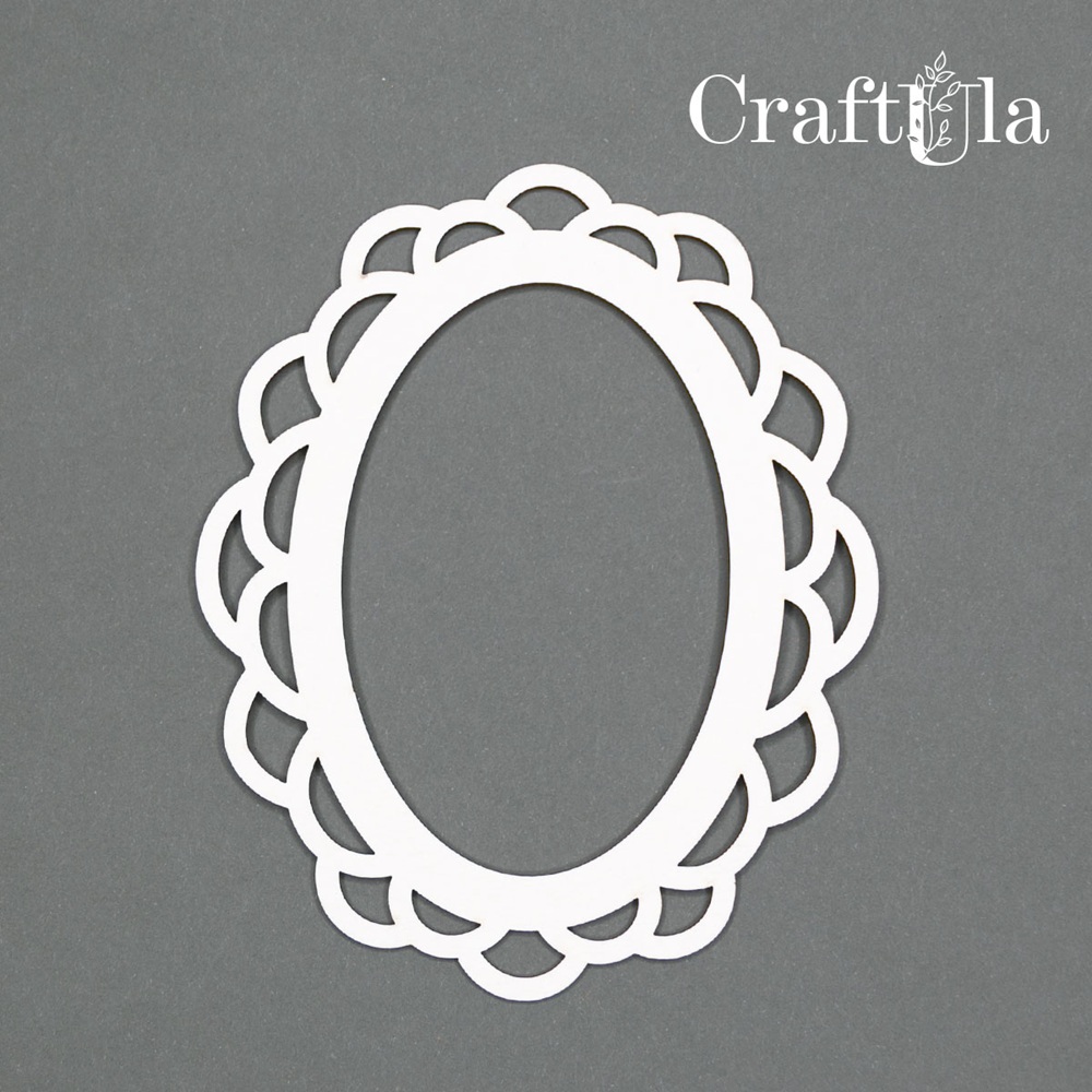 Chipboard Frame 0026L (approx. 14x9,5x0,15cm)