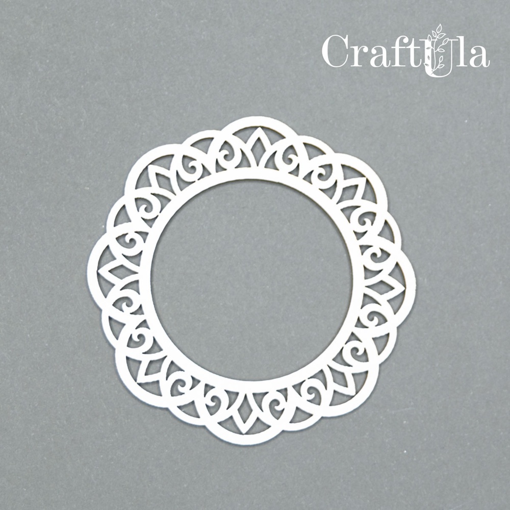 Set of Chipboard Frames 0028XS (4 pcs, dia approx. 6cm x0,15cm) Set of Chipboard Frames 0028XS (4 pcs, dia approx. 6cm x0,15cm)