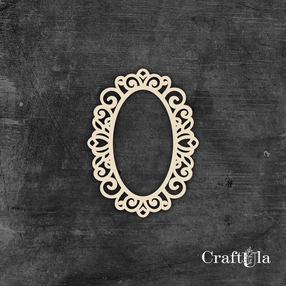 Set of Chipboard Frames 0039M (2 pcs, approx. 12x9x0,15cm)