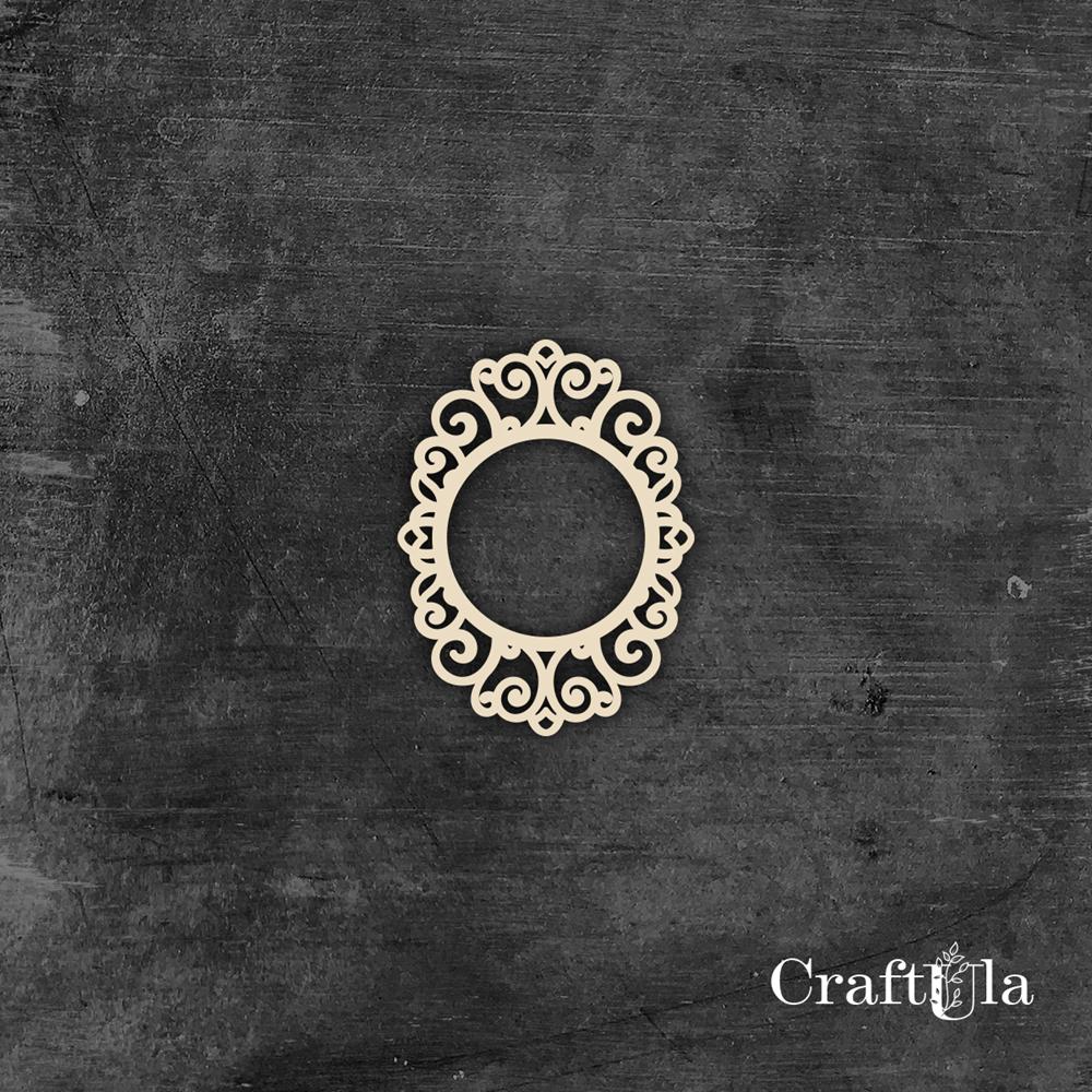 Set of Chipboard Frames 0040XS (4 pcs, approx. 6x4x0,15cm)