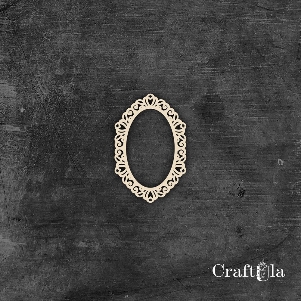 Set of Chipboard Frames 0042XS (4 pcs, approx. 6x4x0,15cm)