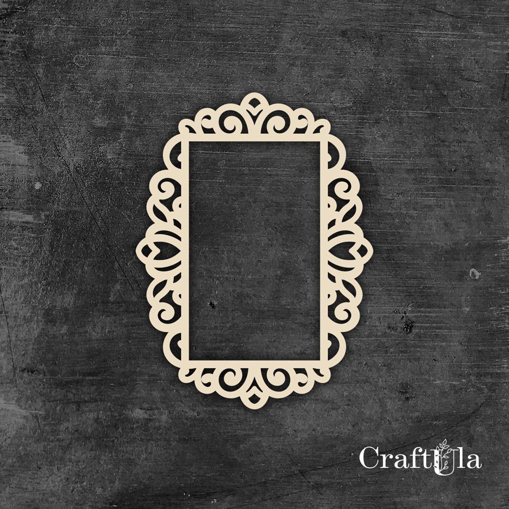 Chipboard Frame 0043L (approx. 14x10x0,15cm)