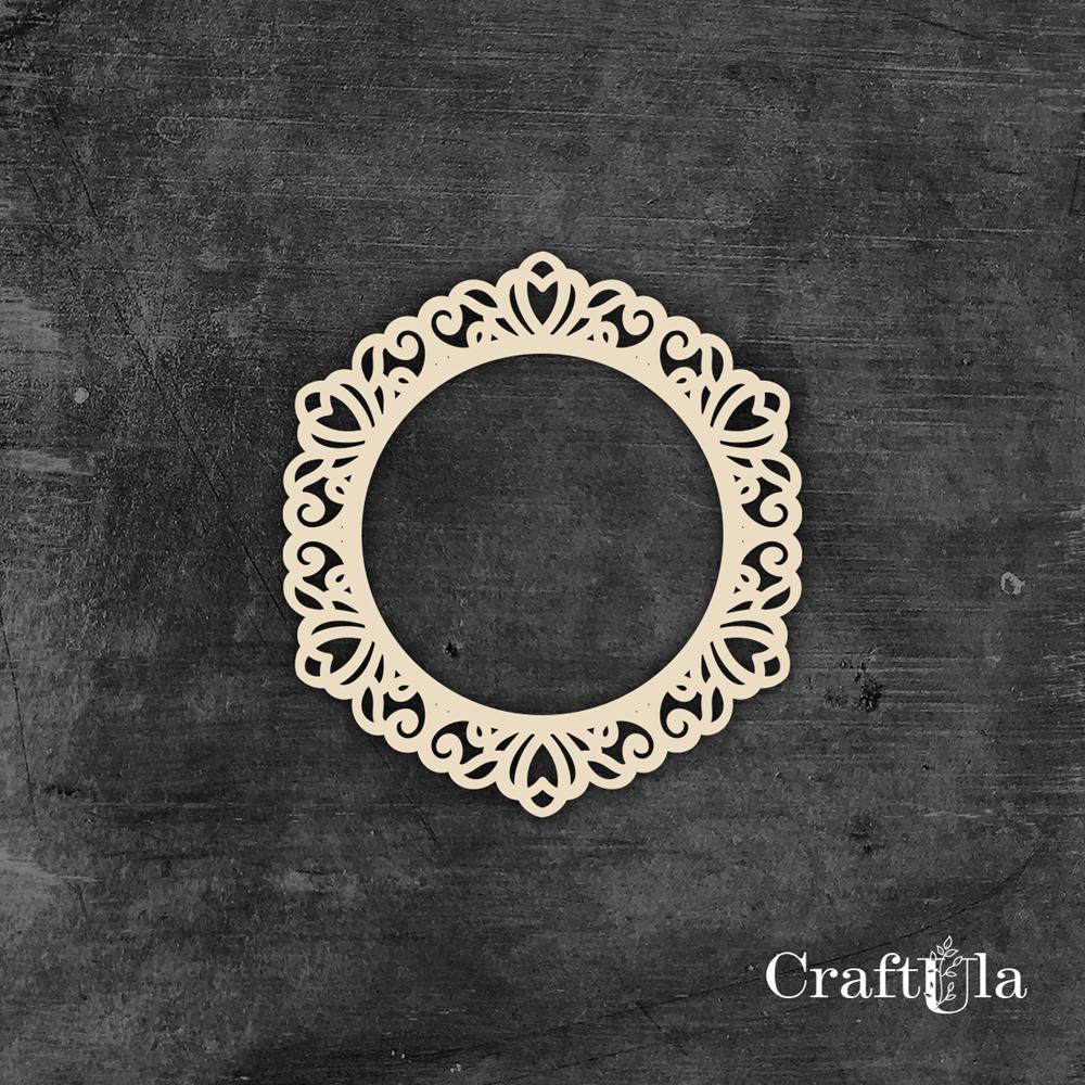 Set of Chipboard Frames 0044M (2 pcs, dia approx. 12x0,15cm)