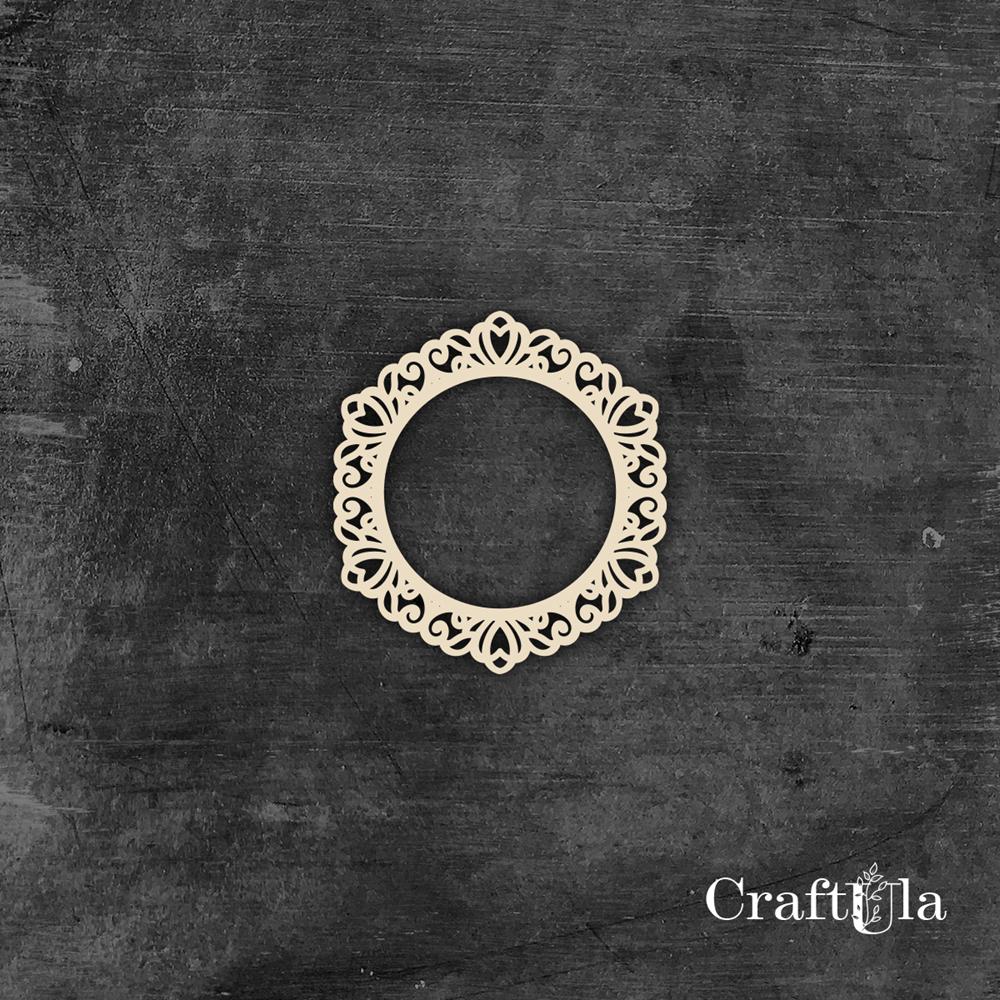 Set of Chipboard Frames 0044XS (4 pcs, dia approx. 6x0,15cm)