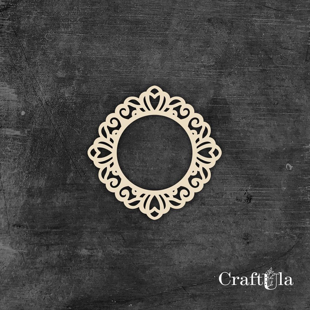 Set of Chipboard Frames 0045S (3 pcs, dia approx. 9x0,15cm)