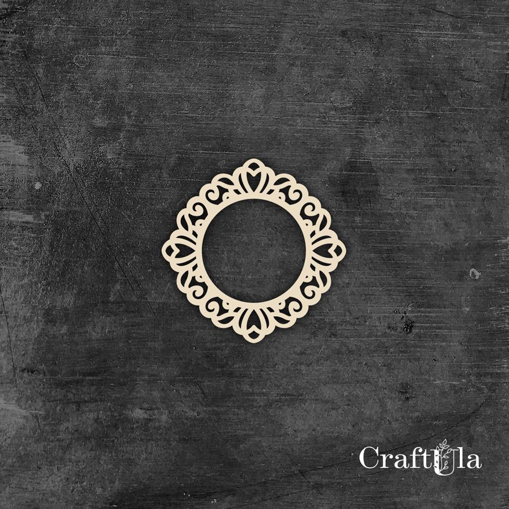 Set of Chipboard Frames 0045XS (4 pcs, dia approx. 6x0,15cm)