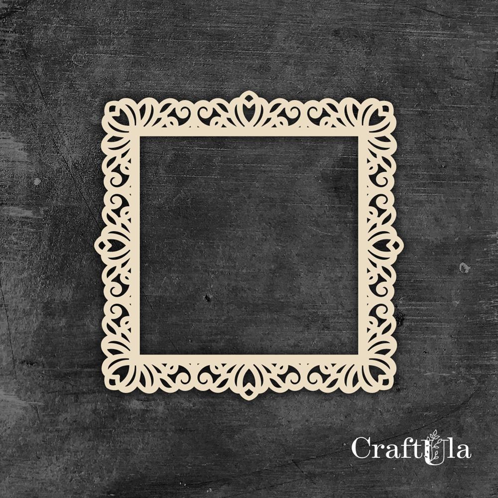 Chipboard Frame 0047L (approx. 14x14x0,15cm)