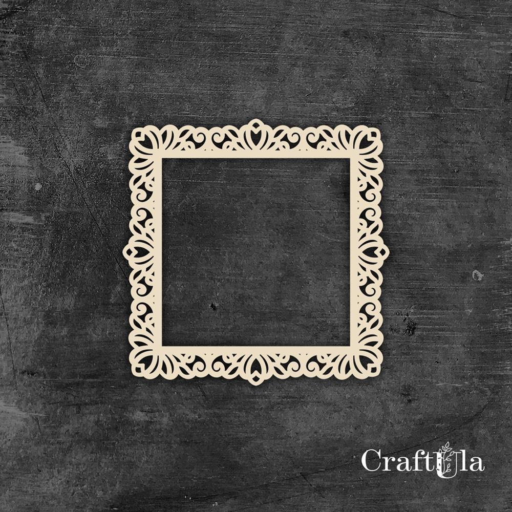 Set of Chipboard Frames 0047M (2 pcs, approx. 12x12x0,15cm) Set of Chipboard Frames 0047M (2 pcs, approx. 12x12x0,15cm)