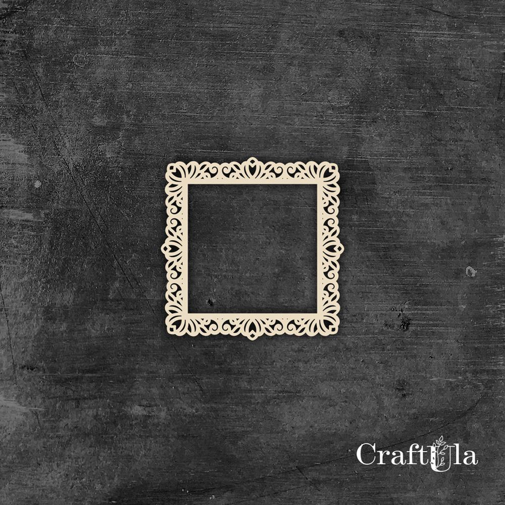 Set of Chipboard Frames 0047XS (4 pcs, approx. 6x6x0,15cm) Set of Chipboard Frames 0047XS (4 pcs, approx. 6x6x0,15cm)