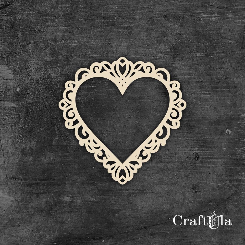 Set of Chipboard Frames 0048M (2 pcs, approx. 12x12x0,15cm)