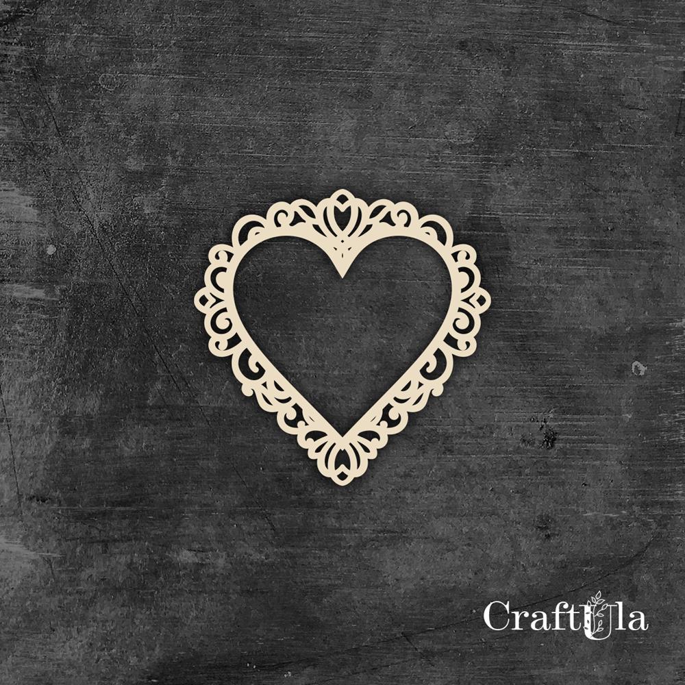 Set of Chipboard Frames 0048S (2 pcs, approx. 9x9x0,15cm)