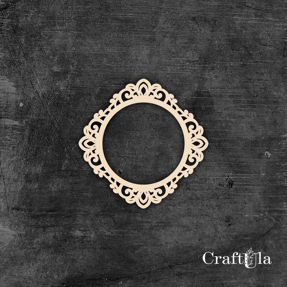 Set of Chipboard Frames 0052M (2 pcs, dia approx. 12x0,15cm)