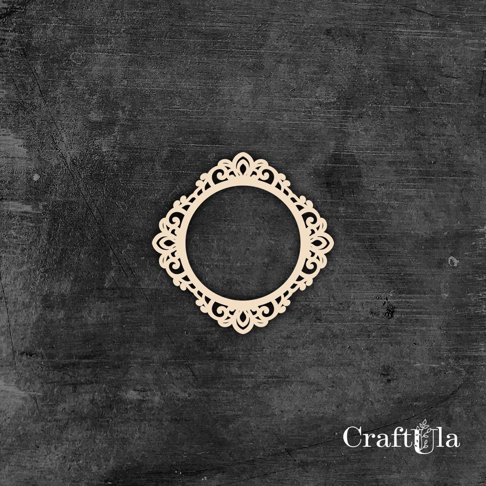 Set of Chipboard Frames 0052S (3 pcs, dia approx. 9x0,15cm)