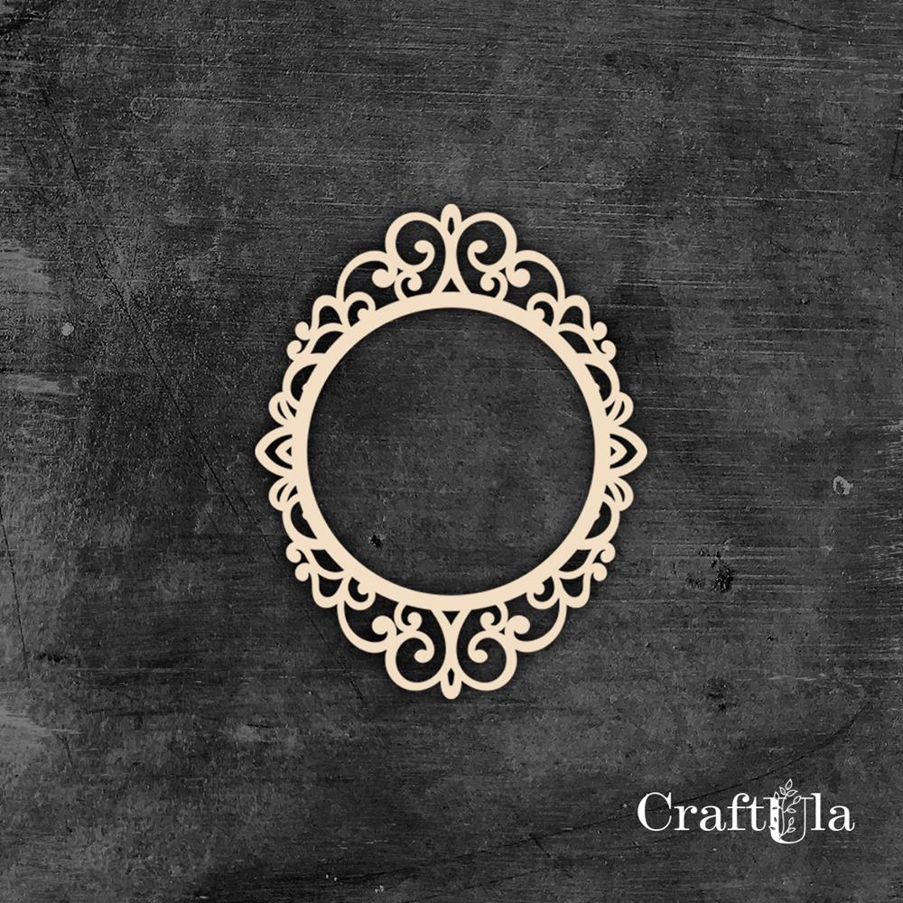 Chipboard Frame 0054L (approx. 14x10x0,15cm)