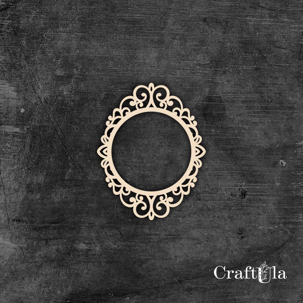 Set of Chipboard Frames 0054M (2 pcs, approx. 12x9x0,15cm)