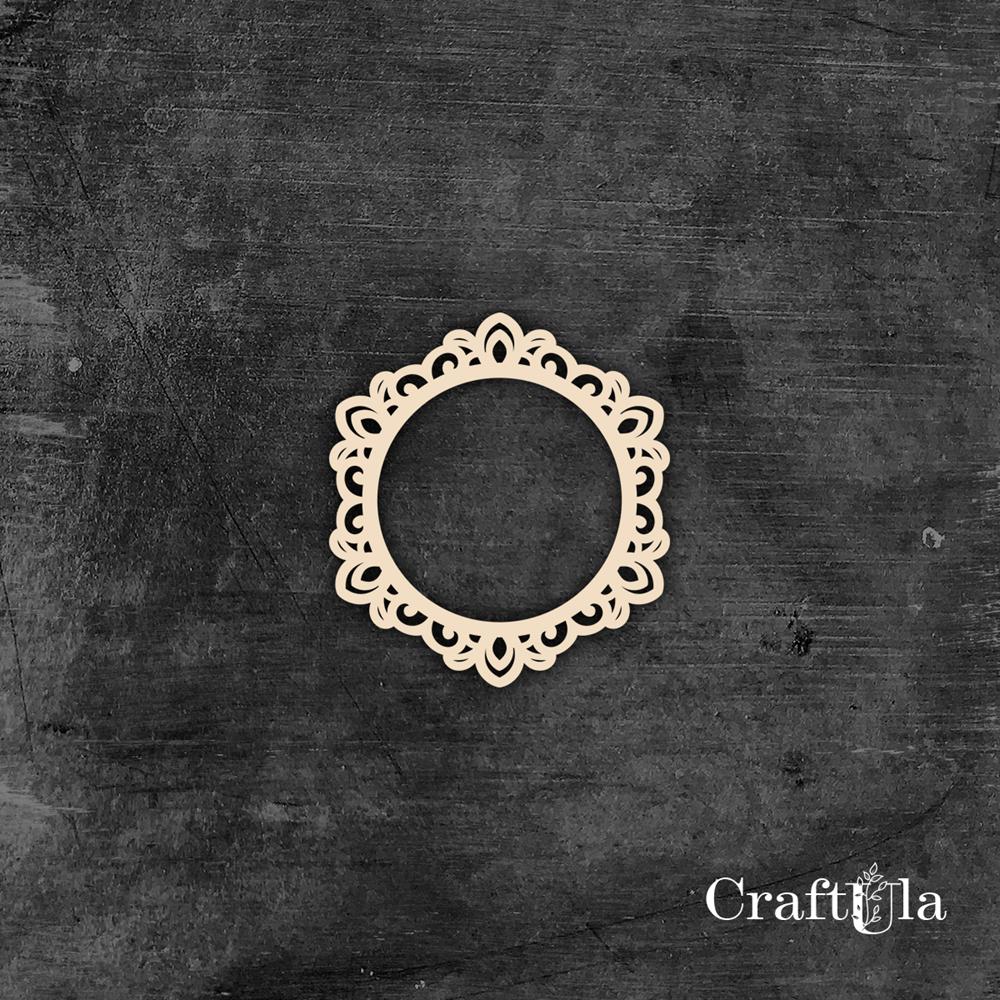 Set of Chipboard Frames 0055S (3 pcs, dia approx. 9x0,15cm)