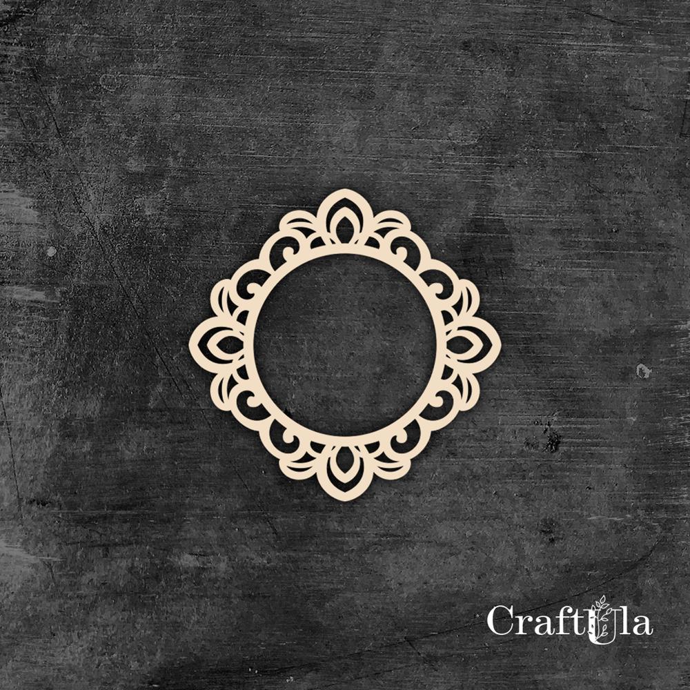 Set of Chipboard Frames 0056M (2 pcs, dia approx. 12x0,15cm)