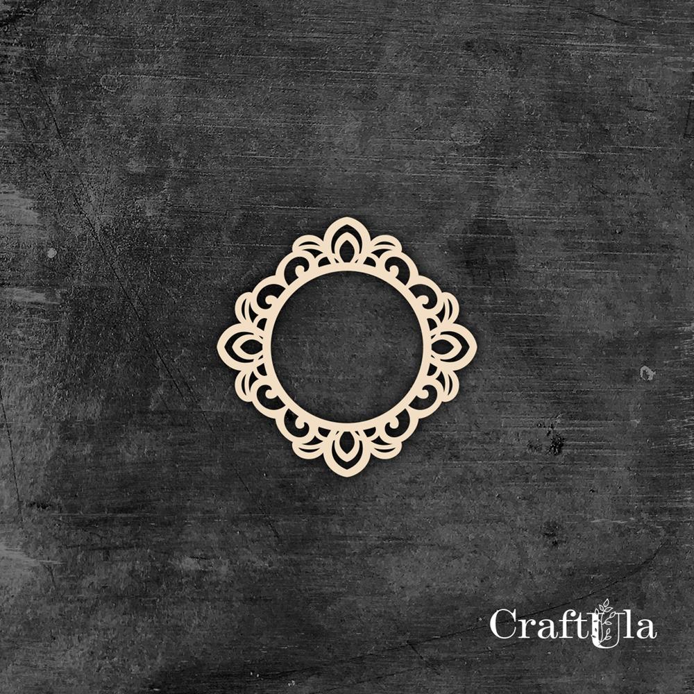 Set of Chipboard Frames 0056S (3 pcs, dia approx. 9x0,15cm)