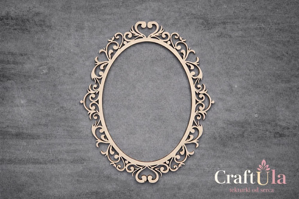 Set of Chipboard Frames 0058S (2 pcs, approx. 9x6x0,15cm)