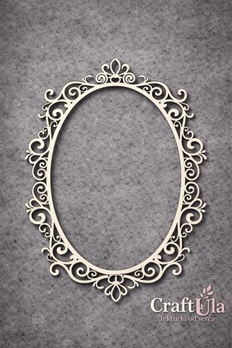 Chipboard Frame 0062L (approx. 14x10x0,15cm)