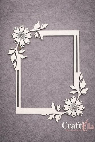 Set of Chipboard Frames 0066M (2 pcs, approx. 12x9x0,15cm)