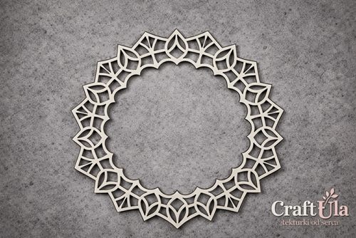 Set of Chipboard Frames 0078S (2 pcs, dia approx. 9x0,15cm)