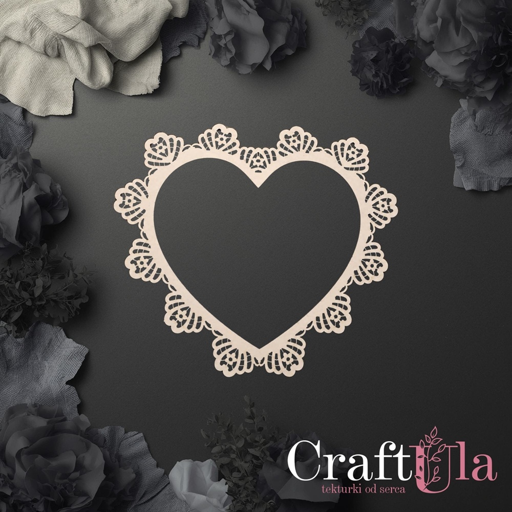 Chipboard Frame 0087L (dia approx. 14x0,15cm)
