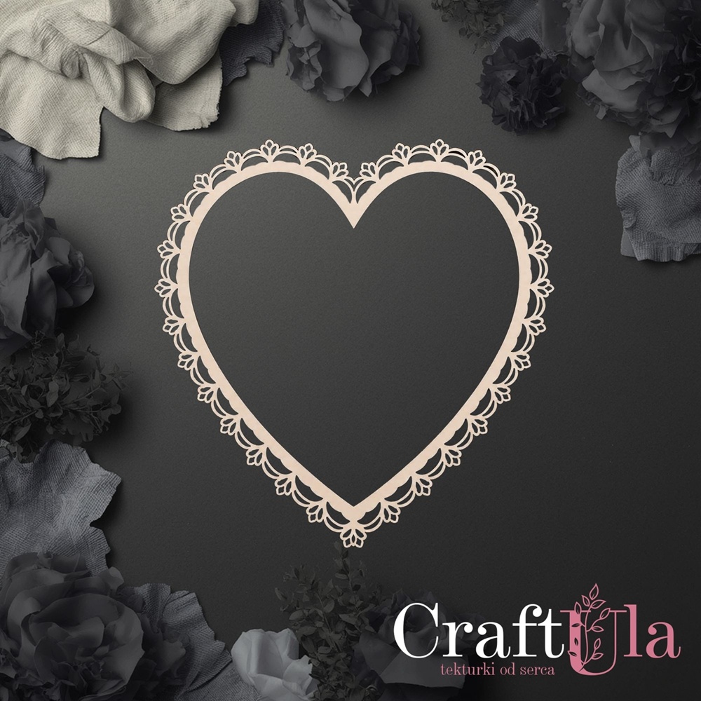 Chipboard Frame 0089L (height approx. 14 x0,15cm)