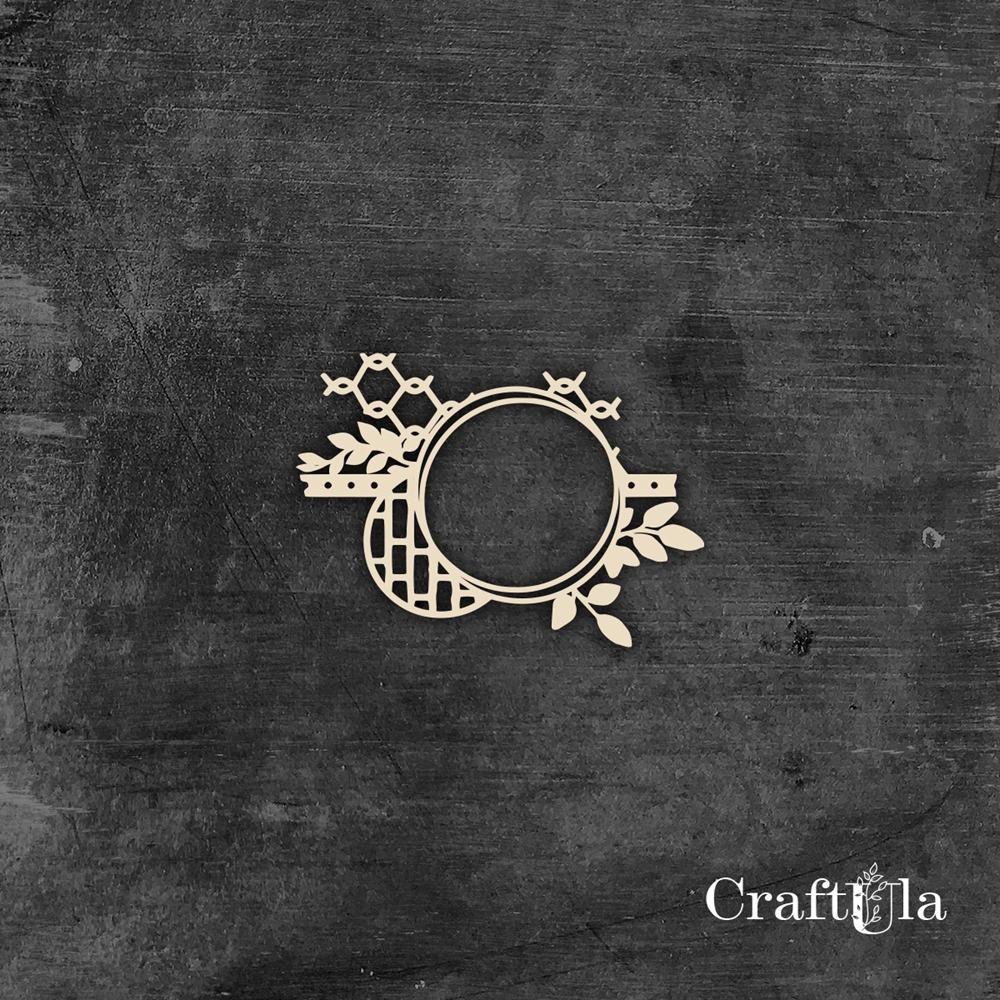 Set of Chipboard Frames 1482 (2 pcs, approx. 9x7x0,15cm)