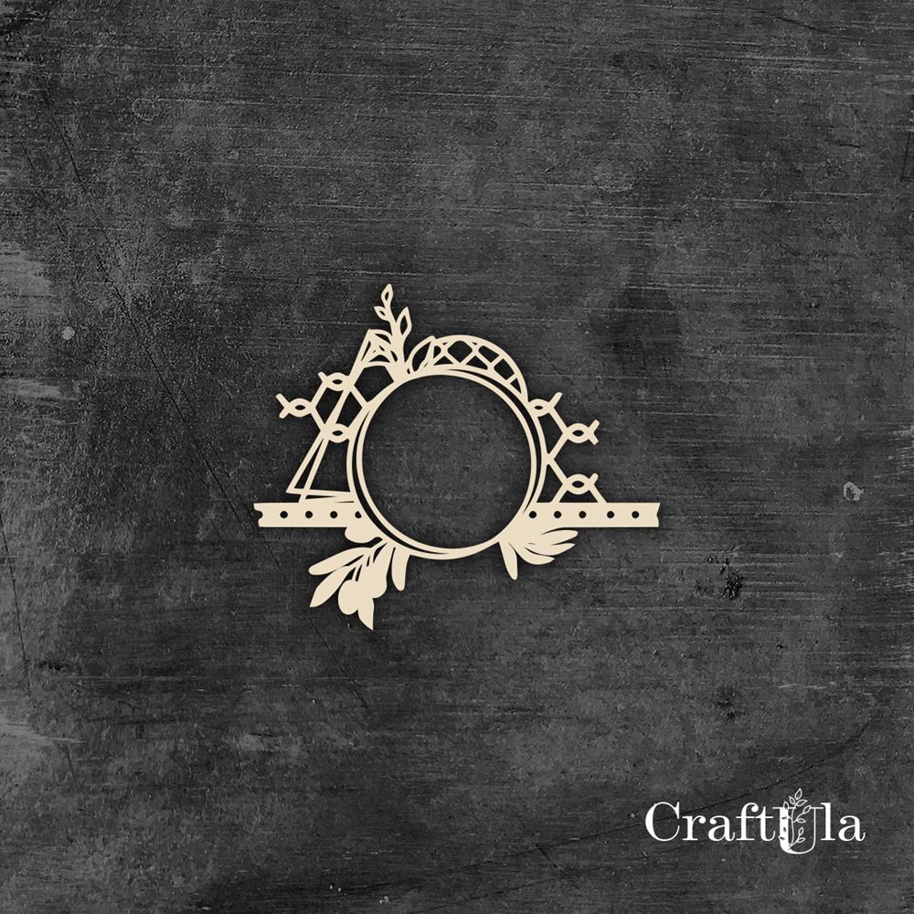 Set of Chipboard Frames 1483 (2 pcs, approx. 9x7x0,15cm)