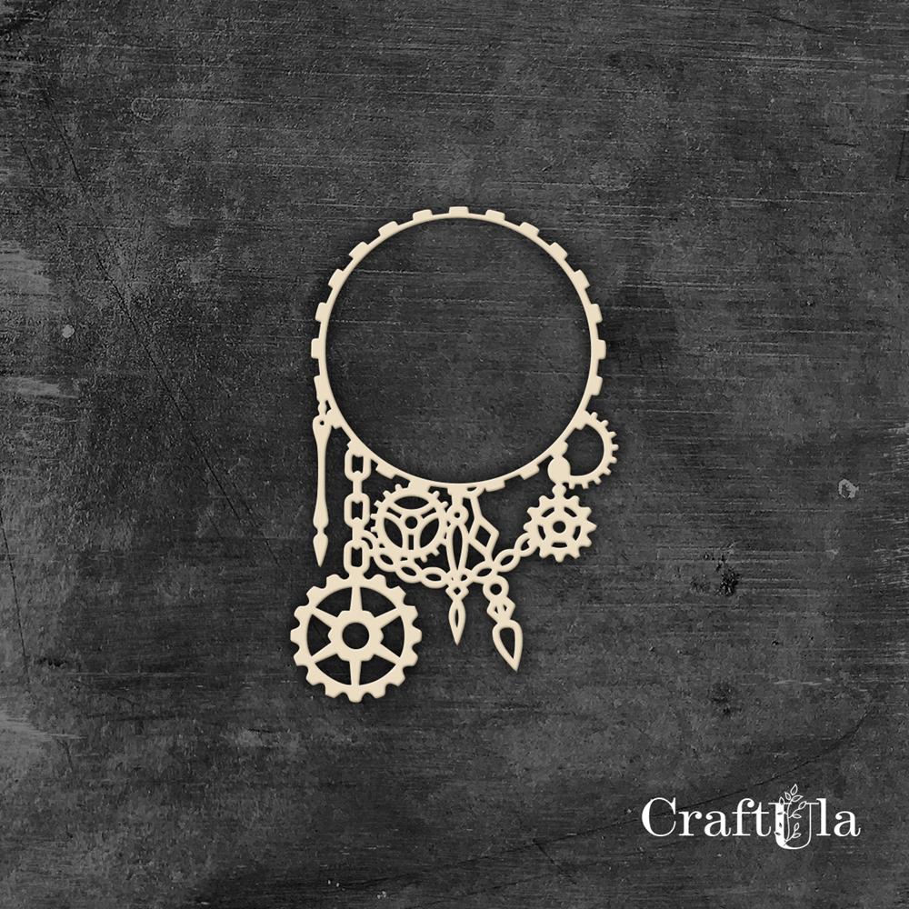 Set of Chipboard Frames 1539 – Steampunk - (2 pcs, approx. 9x7x0,15cm)