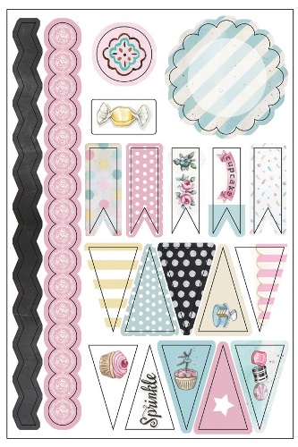 the Sweet Life, Washi Banners, Stickers