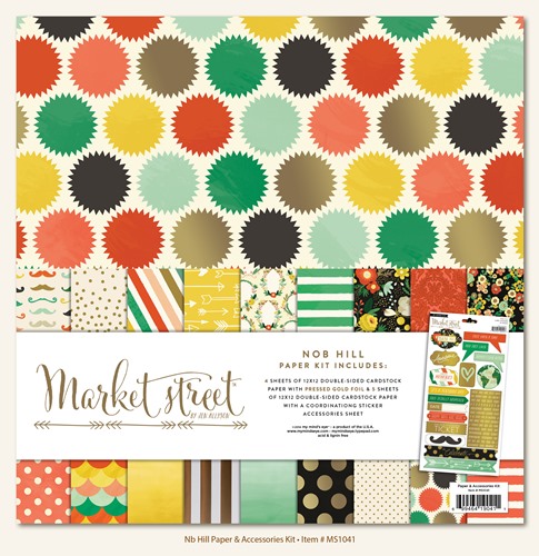 Nob Hill Paper & Accessories Kit 30X30cm