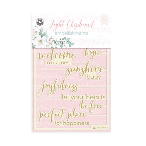 Light chipboard embellishments Birdhouse 05, 15x10 cm, engraved Light chipboard embellishments Birdhouse 05, 15x10 cm, engraved