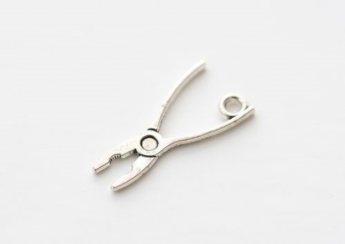 Charms set Pliers 10*23mm, 10 pcs
