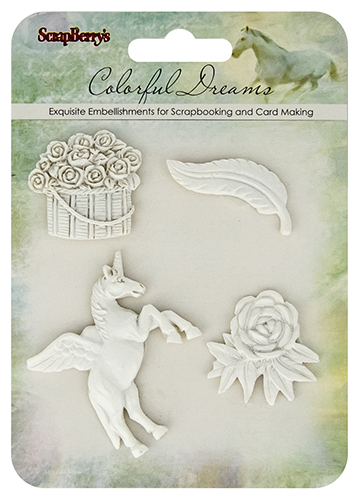 Set of polymer items Colorful dreams