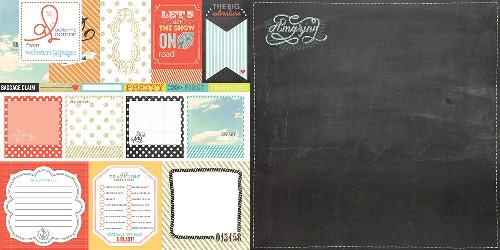 The Big Adventure (Single 12X12 Paper Sheet)