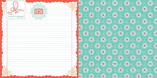 This Way (Single 12X12 Paper Sheet)