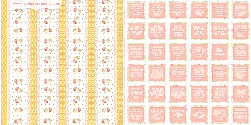 Words to Live By (Single 12X12 Paper Sheet)