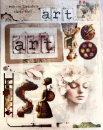 Set of rub-on transfers Art, 3 sheets15x15cm