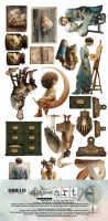 Junk Journal Set – 30,5x15 cm Art 2, 250 gsm, (14 sheets, 14 designs, 2x7 sheets)