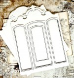 Chipboard album base Wardrobe, Behind Closed Doors (cover – 3 parts + 3 pages 23x18cm) Chipboard album base Wardrobe, Behind Closed Doors (cover – 3 parts + 3 pages 23x18cm)