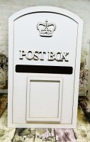 Chipboard Post Box 3D, Memories from the Trip, 25x15x14cm, opening flap